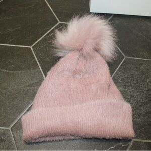 Express Women’s Pink Fuzzy Hat NWT Retail $29.95